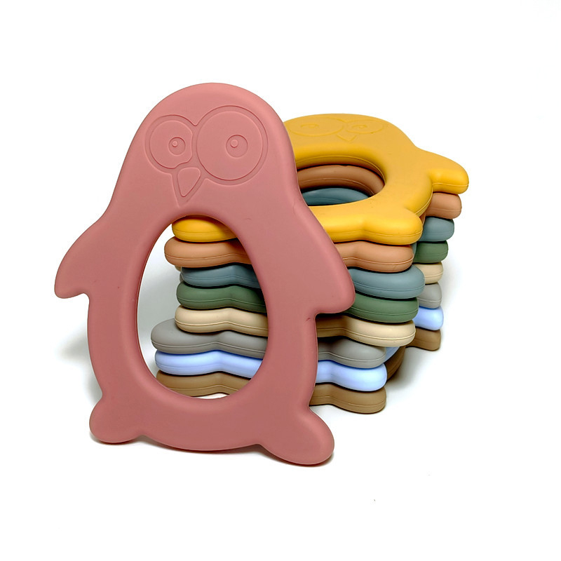 Baby Products Mothercare - Silicone Penguin Teether Baby Teething Stick