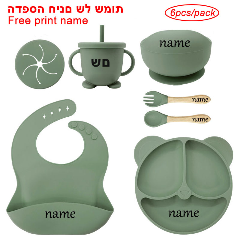 Baby Led Weaning Set - Baby Feeding Plate Sets Suction Bowl