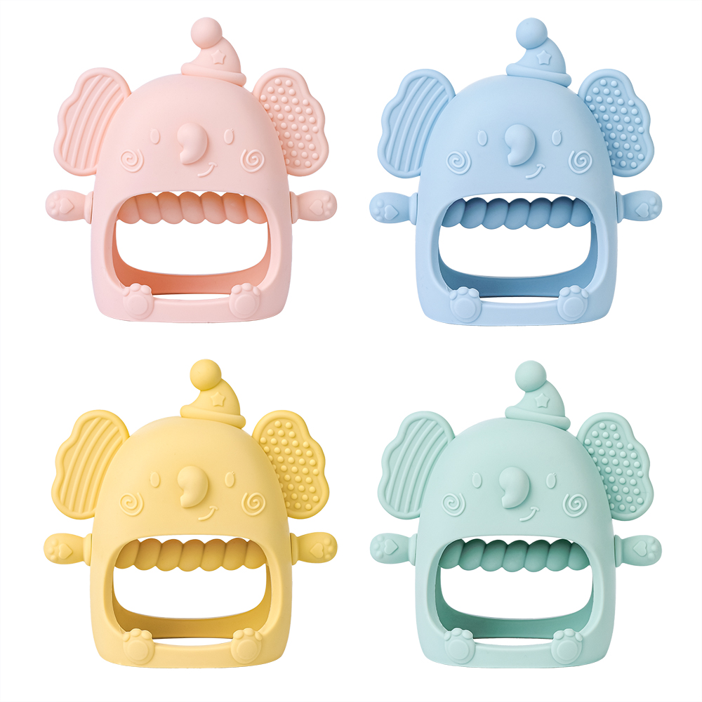 Baby Products You Need - 1PC Silicone Teether Baby Toys Cartoon