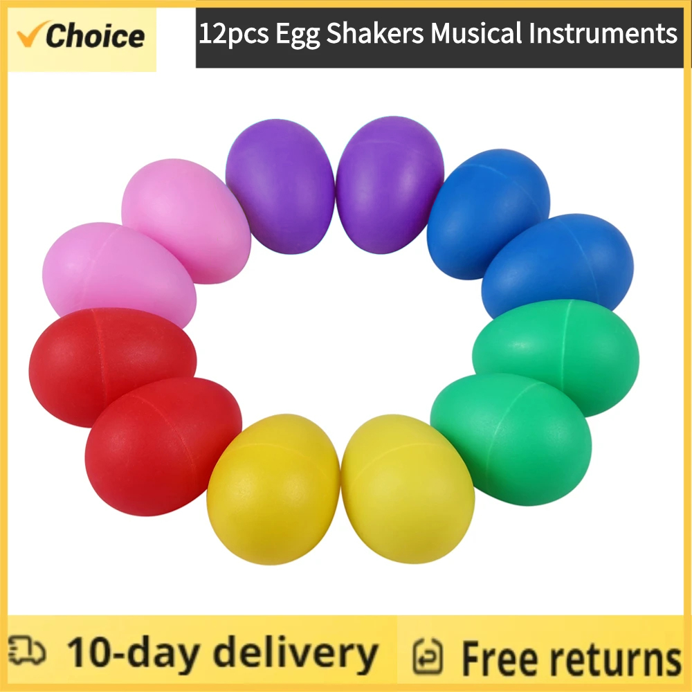 Baby Products Basket - 12PCS Easter Egg Shakers for Kids