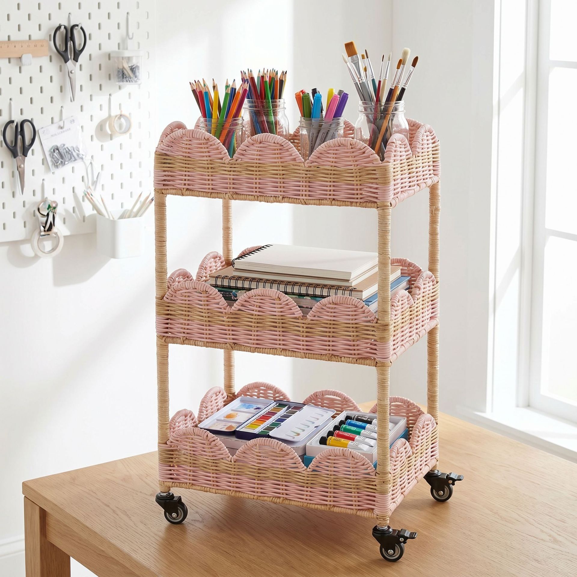 Imitation rattan woven basket  - Baby Products Basket recension och pris