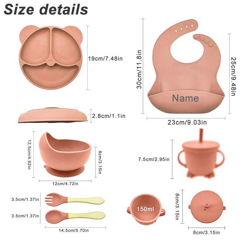 Baby Feeding Plate Sets Suctio - Baby Led Weaning Set recension och pris