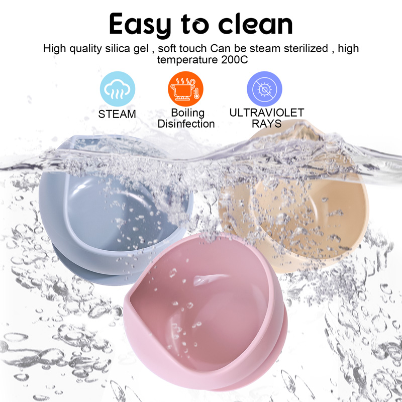 2PC Silicone Sucker Bowl Feedi - Baby Led Weaning Set recension och pris