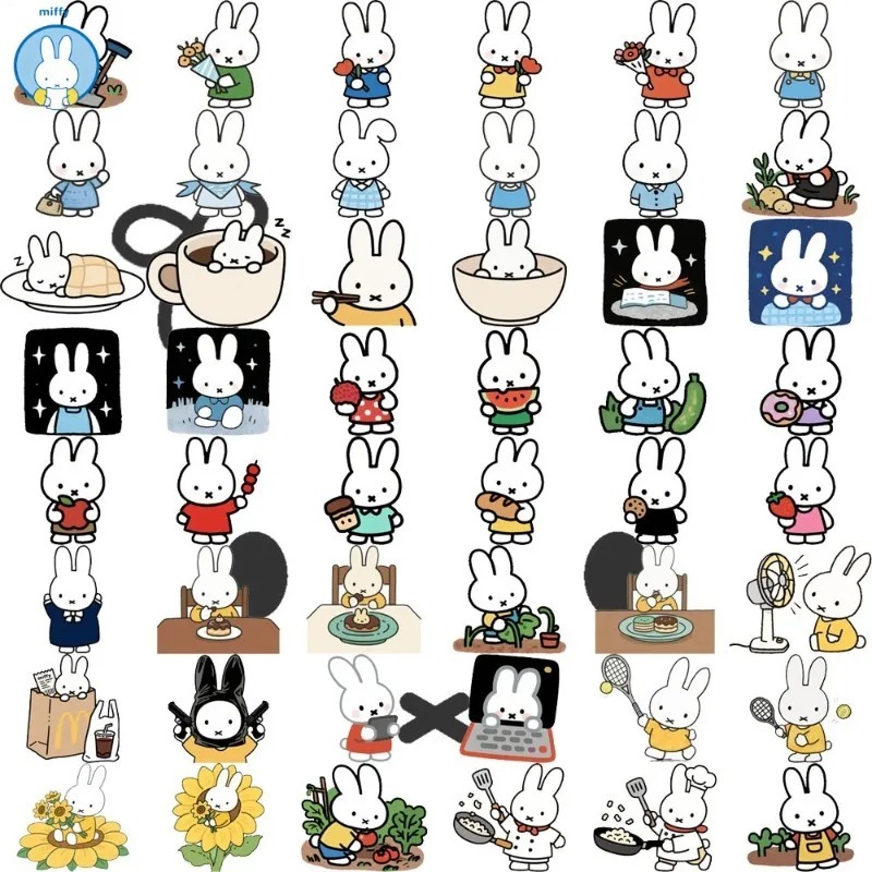 Kawaii Miffy Cute Cartoon Heal - Baby Products Poster recension och pris