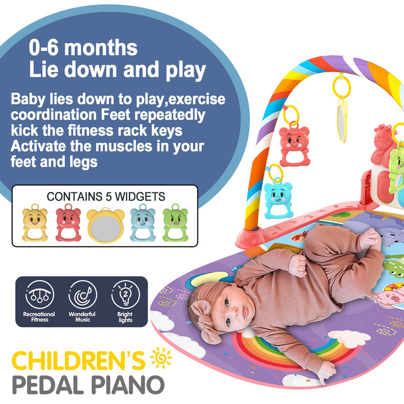 Baby Music Activity Gym Rug Pl - Baby Walker Activity recension och pris