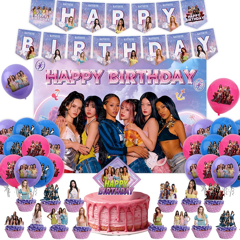 New Katseye Birthday Decoratio - Baby Products Poster recension och pris