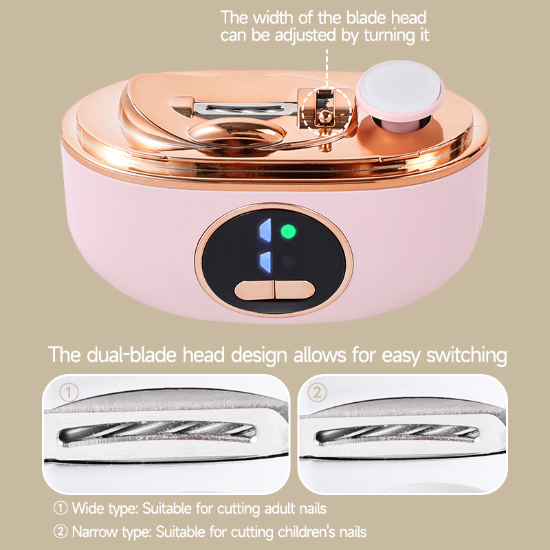 2 IN 1 Electric Nail Clipper C - Baby Nail Trimmer Electric recension och pris