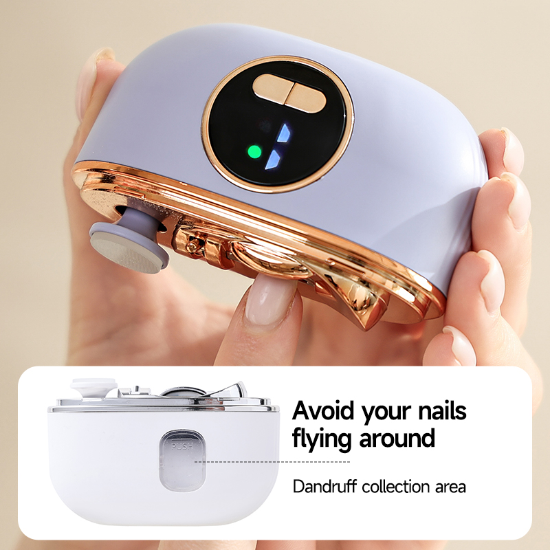 2 IN 1 Electric Nail Clipper C - Baby Nail Trimmer Electric recension och pris