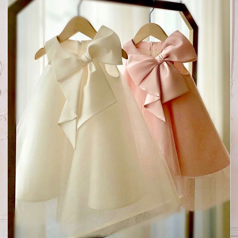 Summer Big Bow Baby Girl Dress - Baby Products Manufacturers recension och pris