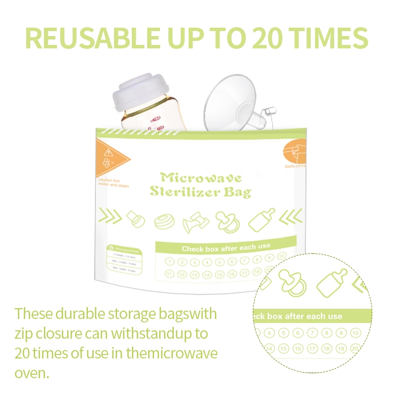 10Pcs Reusable BPA Free Microw - Zwitsal Baby Products recension och pris