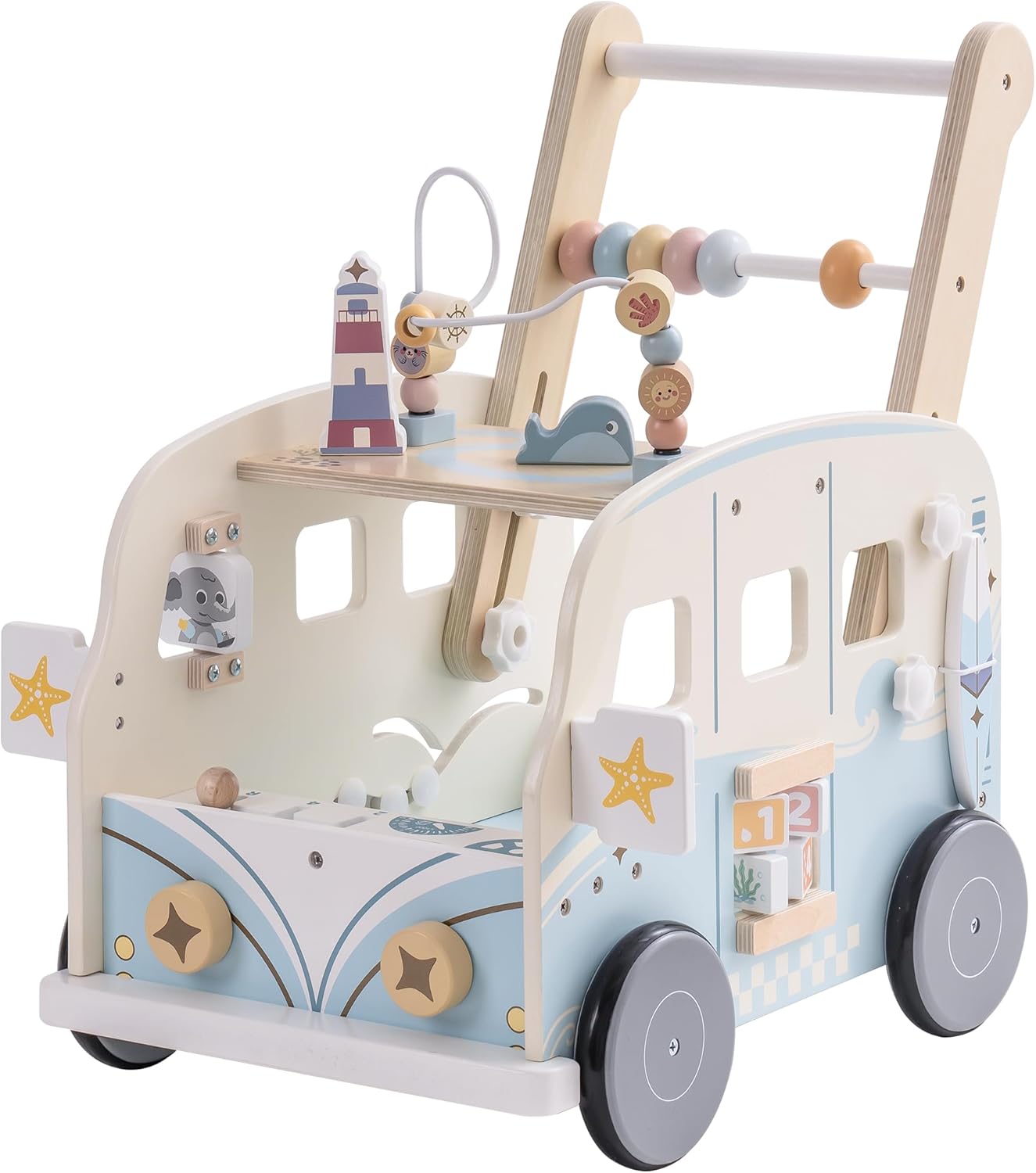 Robotime Robud Wooden Baby Wal - Baby Walker Activity recension och pris