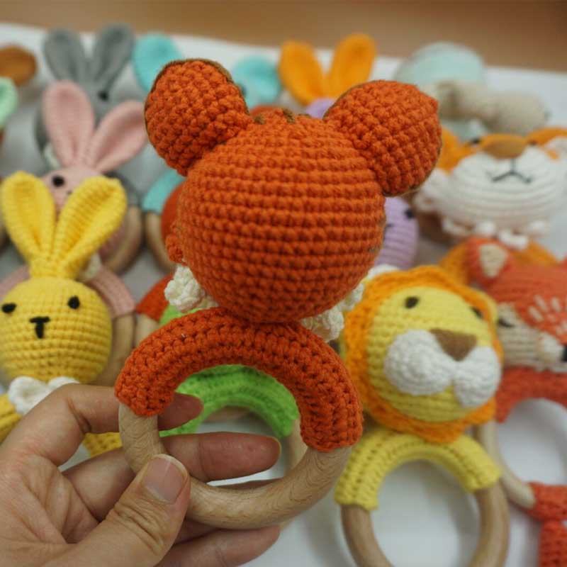 1PC Rabbit Tiger Lion Crochet  - Baby Products Rabbit recension och pris