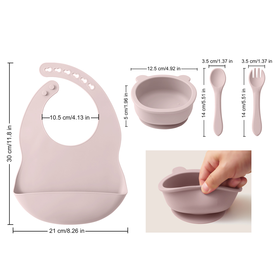 Wholesale Silicone Children Ta - Baby Led Weaning Set recension och pris