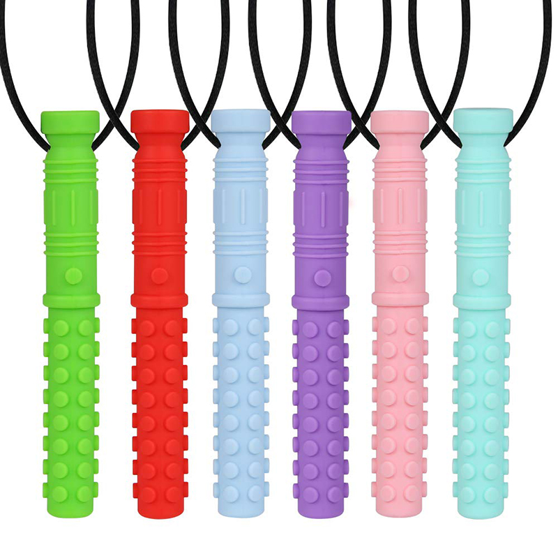 6PCS Silicone Texture Chew Nec - Baby Products You Need recension och pris