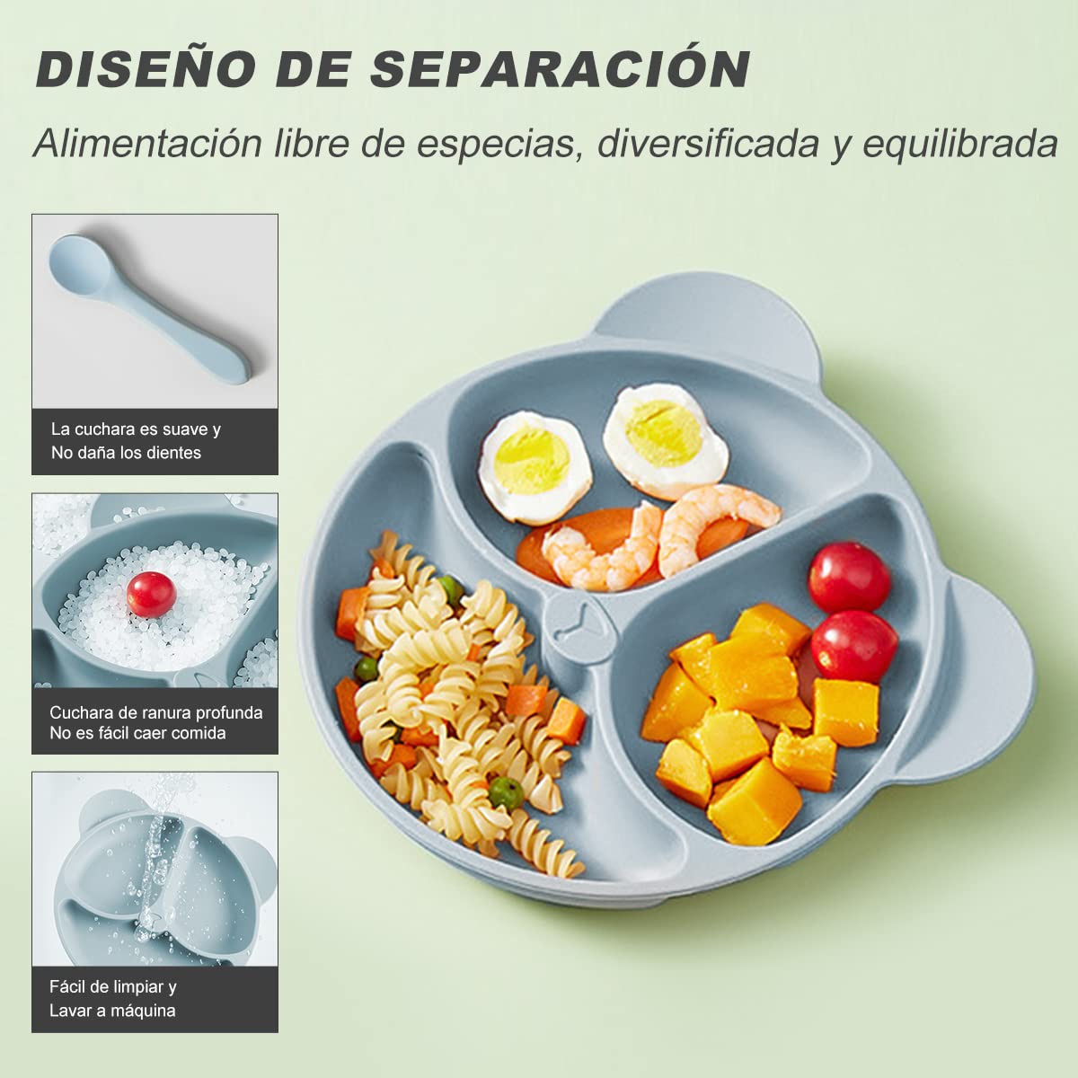 4PCS Baby Feeding Set with Bib - Baby Led Weaning Set recension och pris