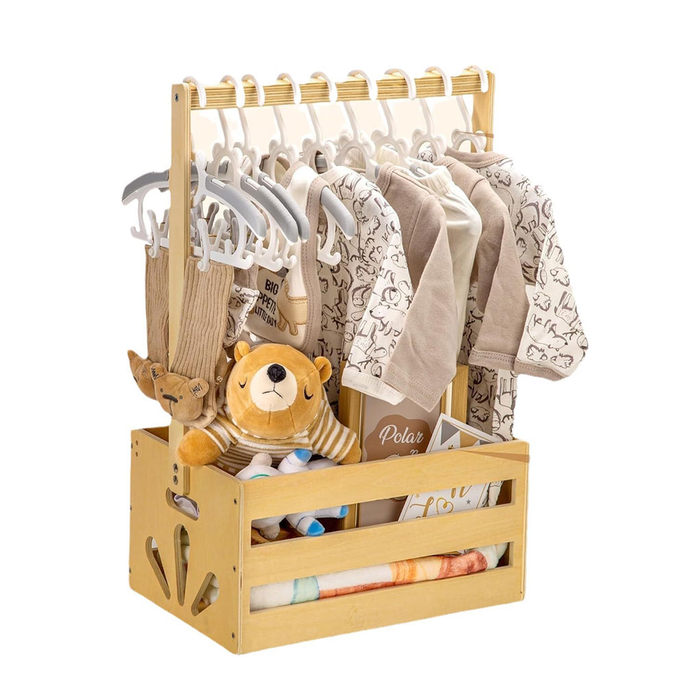 2025 Large Wooden Baby Product - Baby Products Basket recension och pris