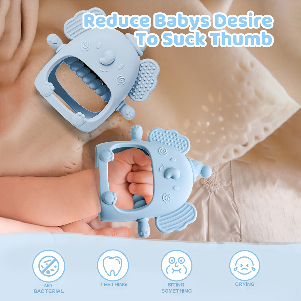 1PC Silicone Teether Baby Toys - Baby Products You Need recension och pris
